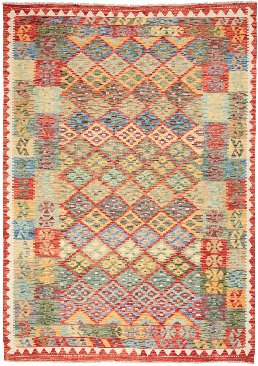 Tapete afegão Kilim Afegão 287x204 287x204, Tapete persa Tecido à mão