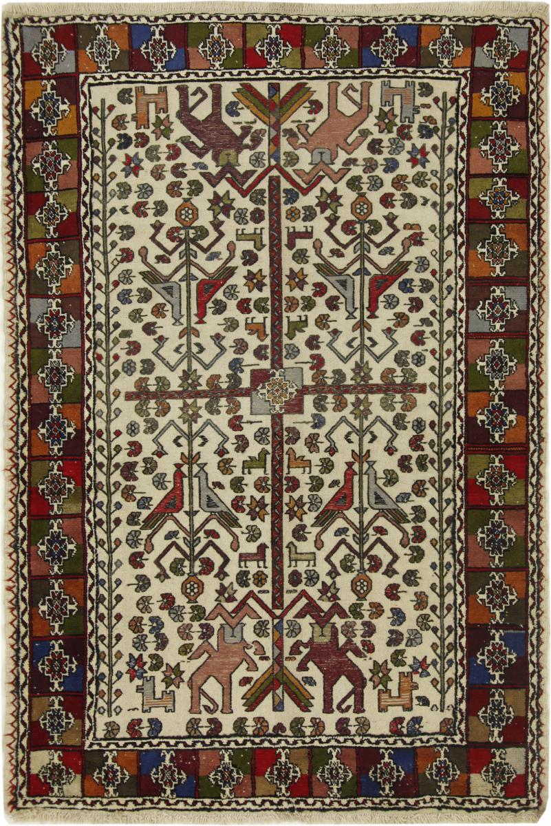 Persian Rug Meshkin 191x134 191x134, Persian Rug Knotted by hand