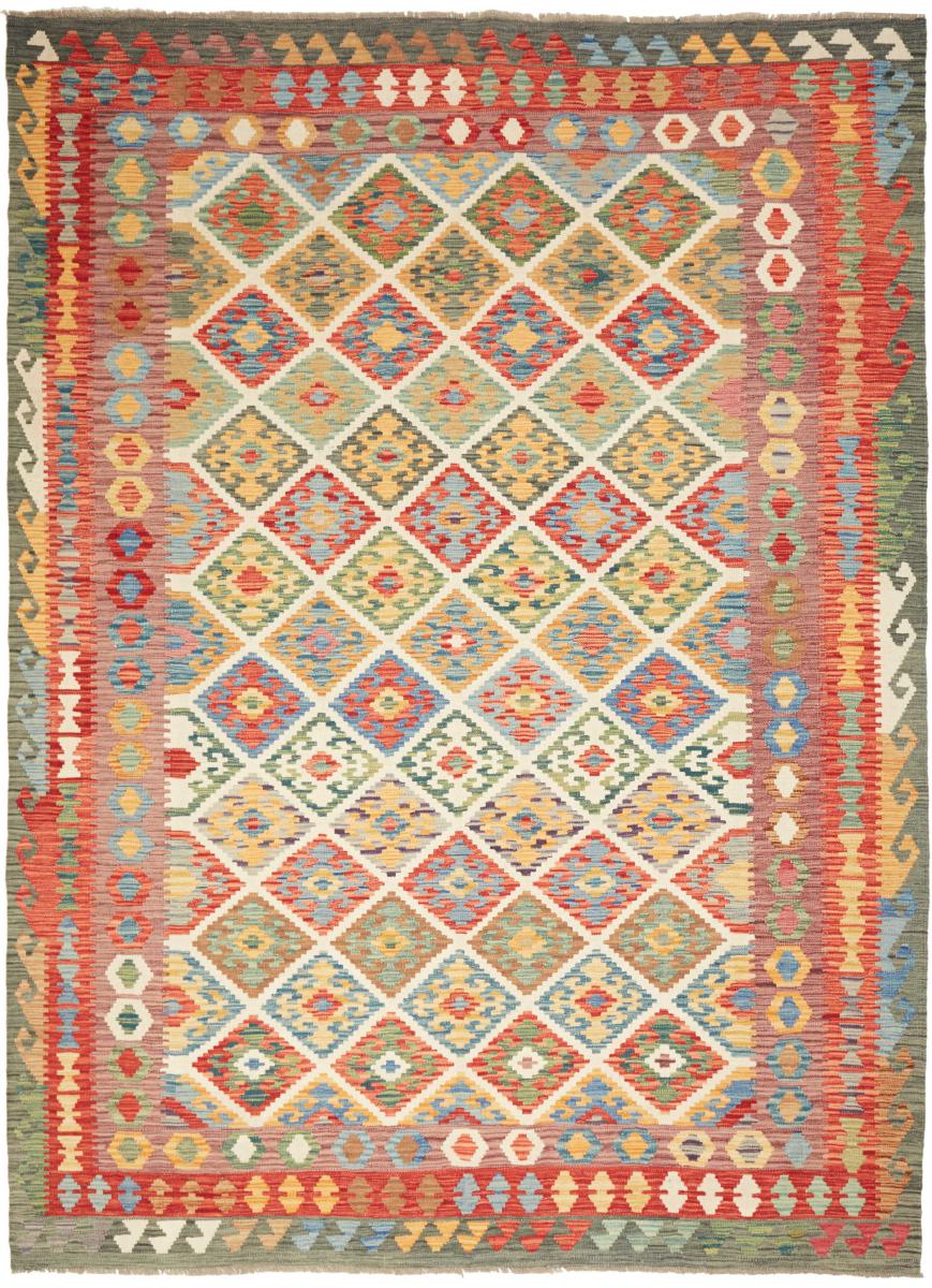 Tapete afegão Kilim Afegão 286x209 286x209, Tapete persa Tecido à mão