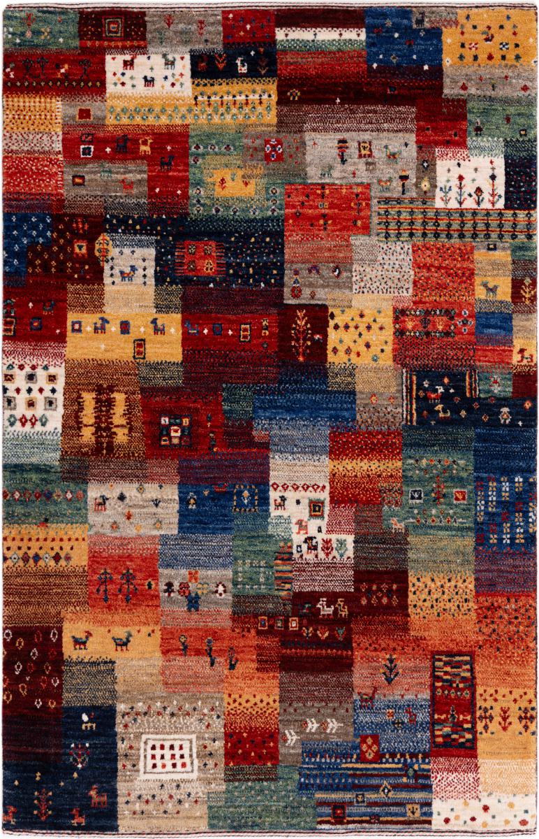 ペルシャ絨毯 ペルシャ ギャッベ ペルシャ ロリbaft Atelier 135x89 135x89, ペルシャ絨毯 手織り