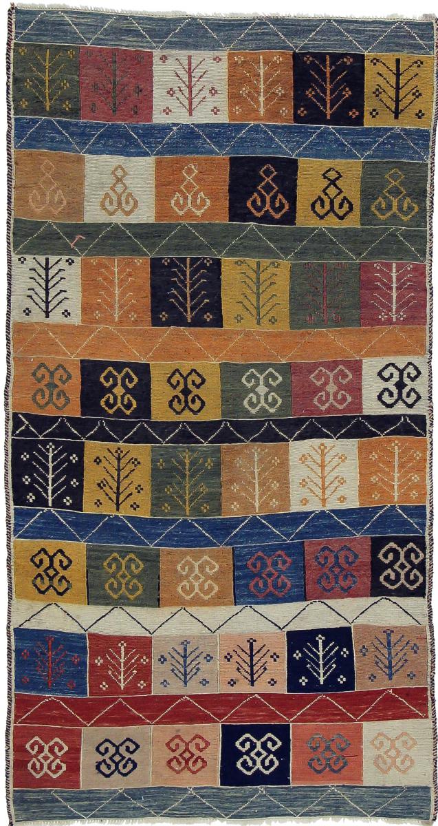 Perzisch tapijt Kilim Fars 221x113 221x113, Perzisch tapijt Handgeweven