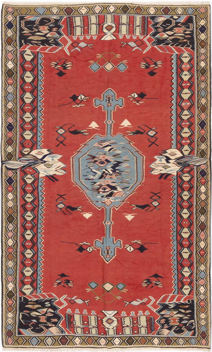 Persian Rug Kilim Senneh 247x147 247x147, Persian Rug Knotted by hand