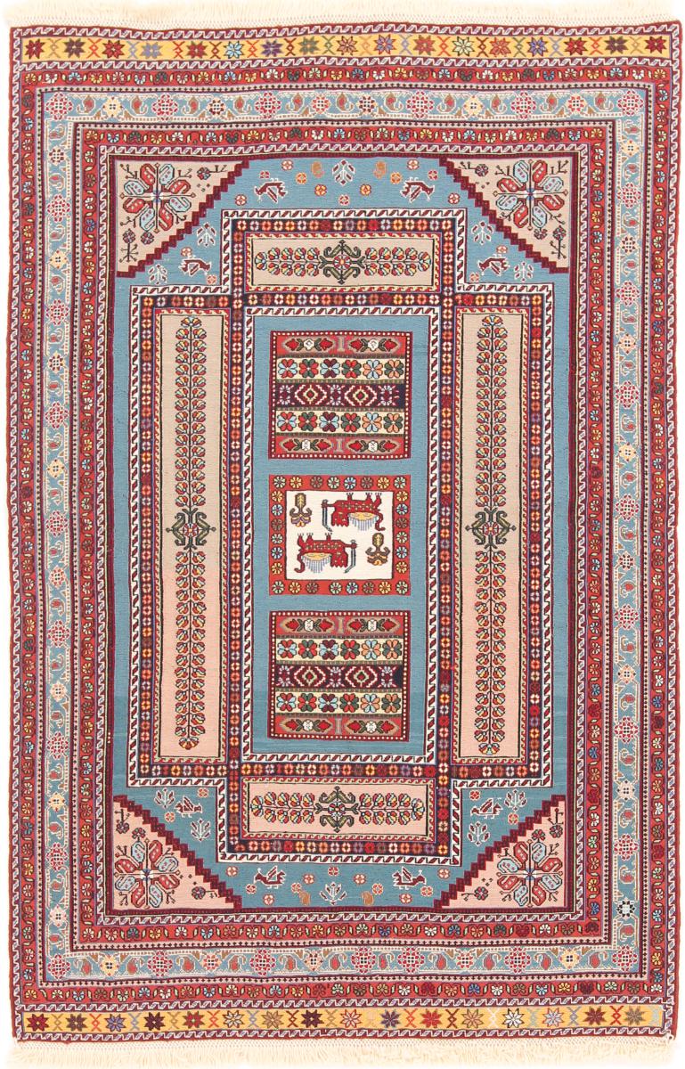 Tapete persa Kilim Soozani 148x97 148x97, Tapete persa Tecido à mão