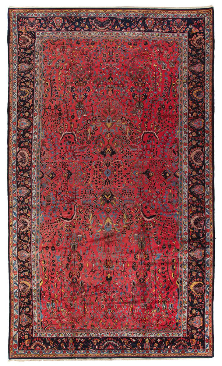 Περσικό χαλί Lilian πολύτιμα λόγω παλαιότητας 687x385 687x385, Περσικό χαλί Οι κόμποι έγιναν με το χέρι