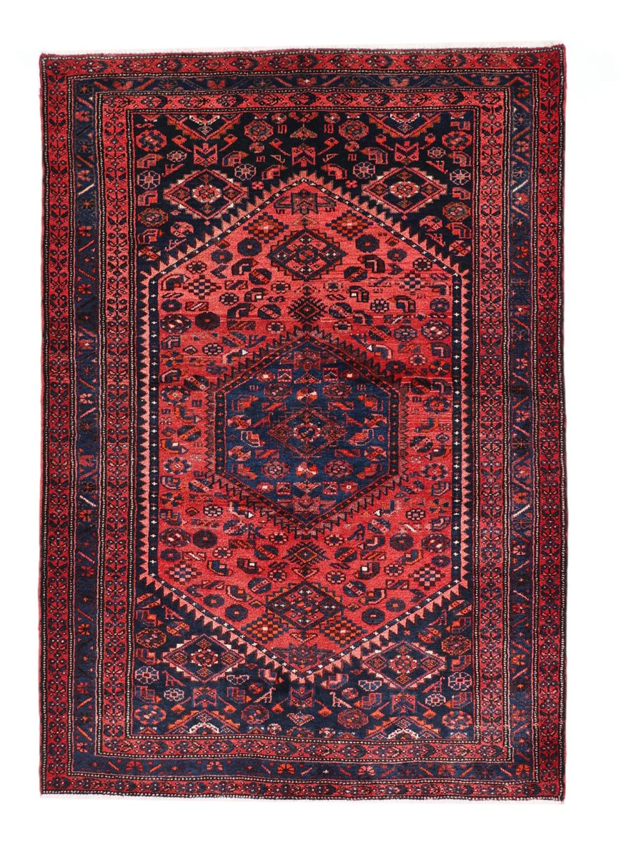 Perzsa szőnyeg Khamseh 201x141 201x141, Perzsa szőnyeg Kézzel csomózott
