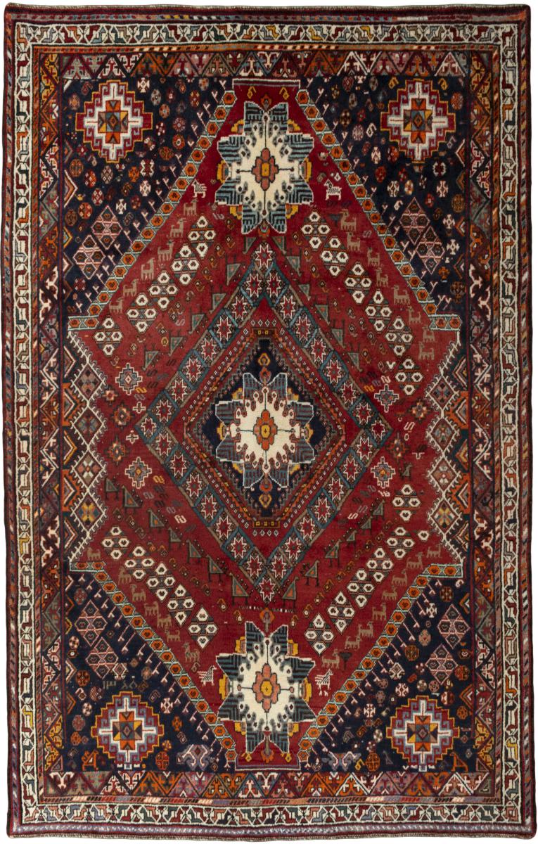 Perserteppich Shiraz 8'2"x5'3" 8'2"x5'3", Perserteppich Handgeknüpft