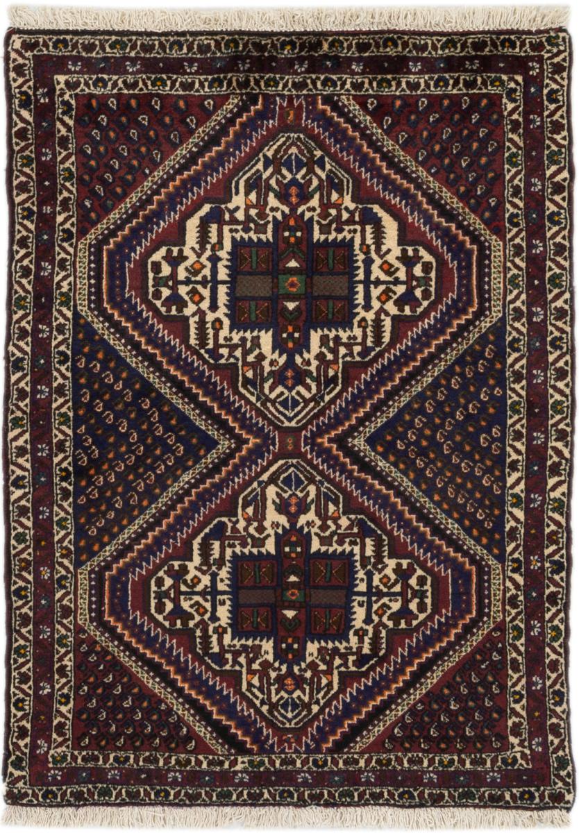 Tapis persan Sirjan 131x92 131x92, Tapis persan Noué à la main
