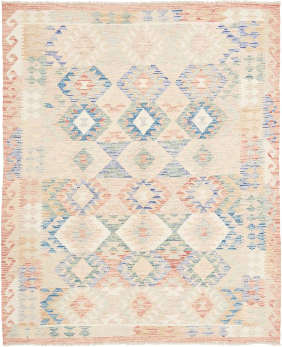 Afghanischer Teppich Kelim Afghan 189x156 189x156, Perserteppich Handgewebt