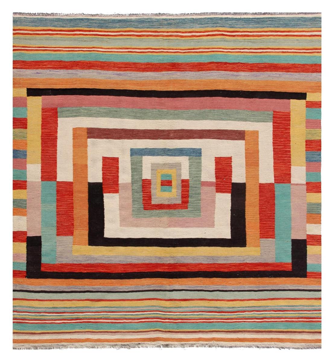 Afghanska mattan Kilim Afghan Edition 251x249 251x249, Persisk matta handvävd 