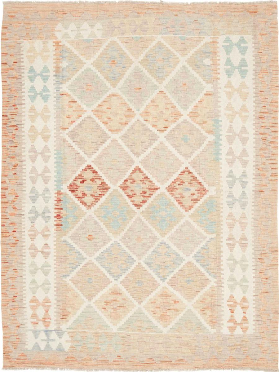 Afghanischer Teppich Kelim Afghan 201x155 201x155, Perserteppich Handgewebt