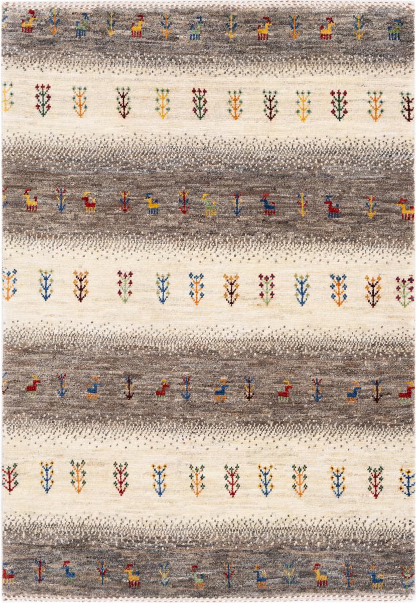 Persian rug Persian Gabbeh Loribaft Atelier 3'8"x2'8" 3'8"x2'8", Persian rug Hand-knotted