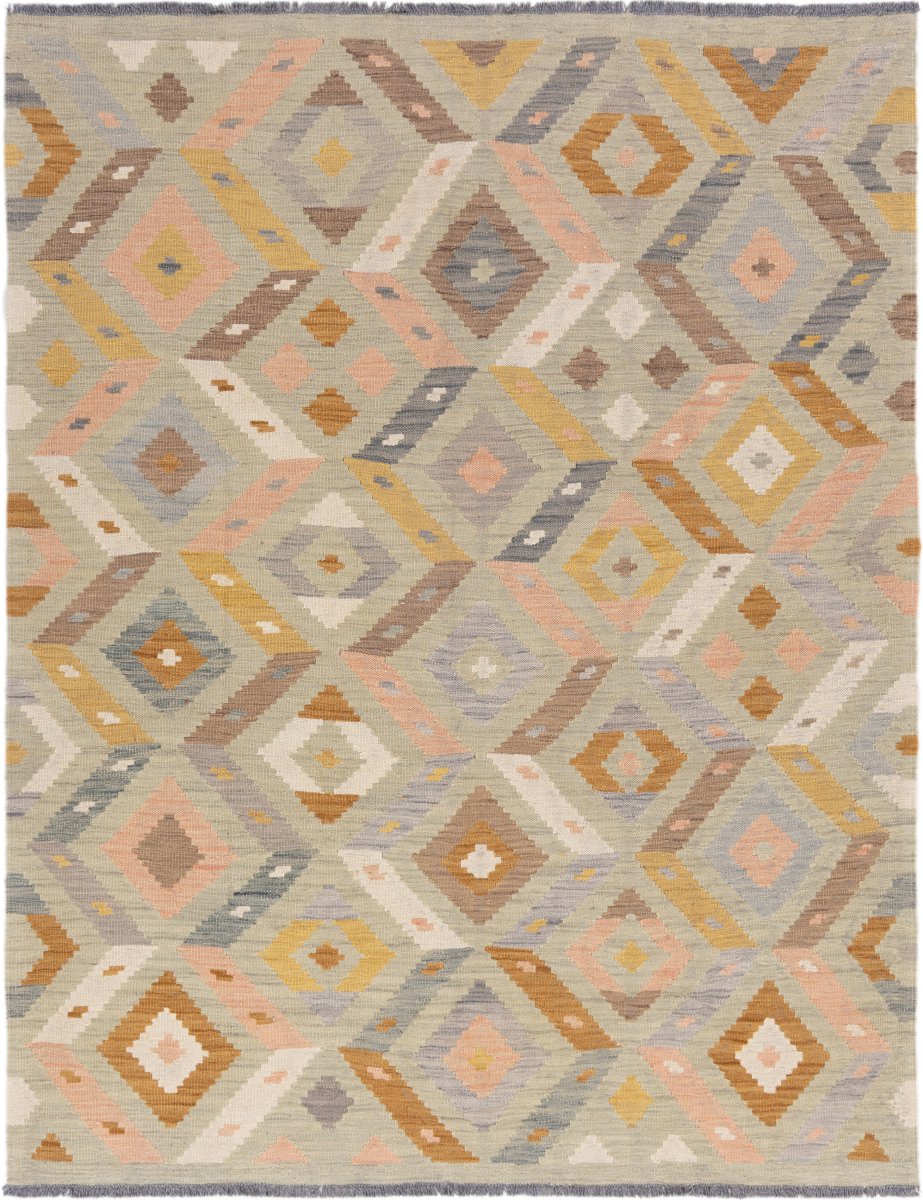 Afghan rug Kilim Afghan 6'4"x5'0" 6'4"x5'0", Persian rug Handwoven