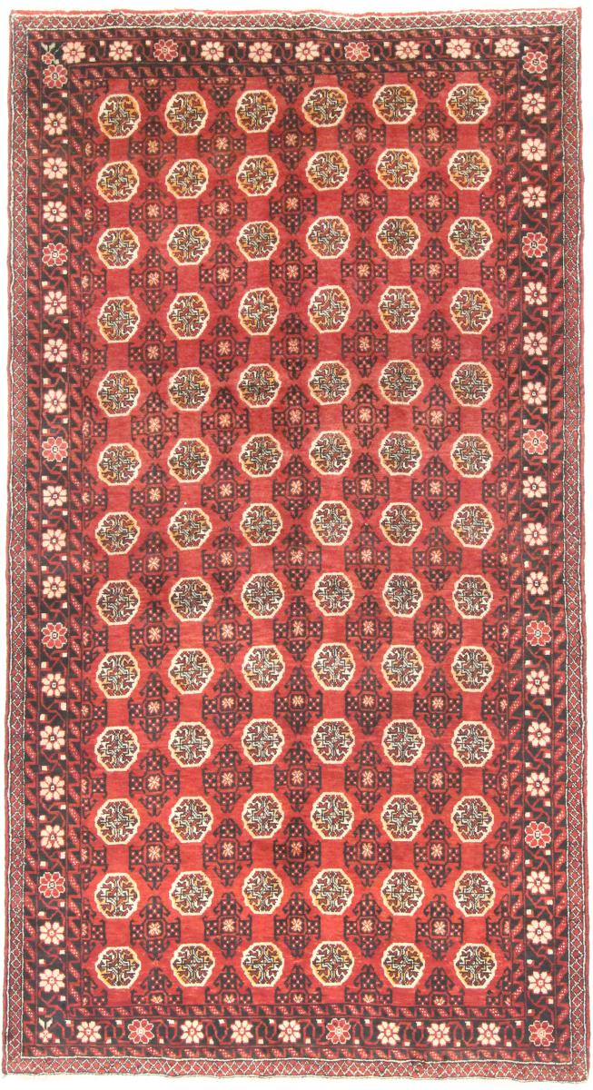 Tapete persa Balúchi 245x135 245x135, Tapete persa Atado à mão