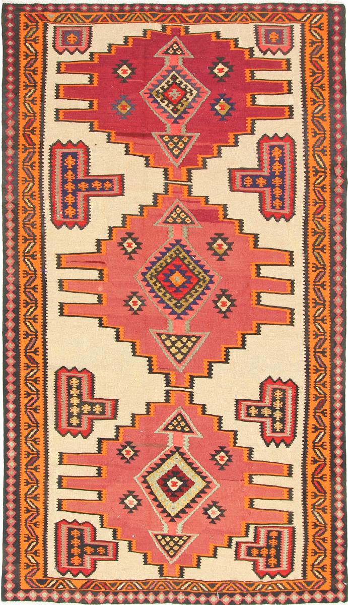 Tapete persa Kilim Fars Azerbaijan Antigo 295x166 295x166, Tapete persa Tecido à mão