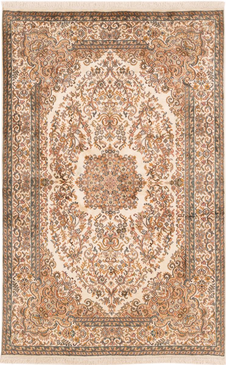 Tappeto indiano Cachemire di Seta 195x126 195x126, Tappeto persiano Annodato a mano
