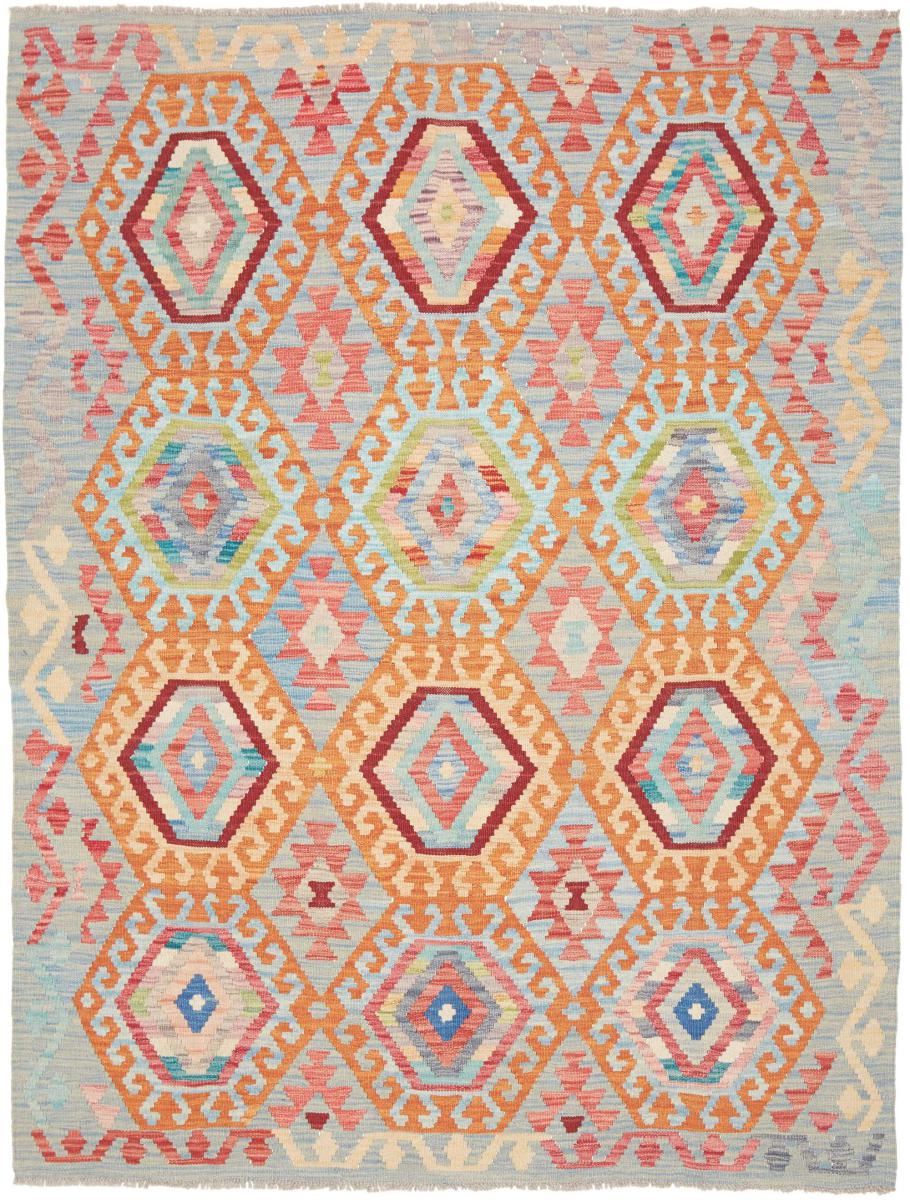 Αφγανικό χαλί Κιλίμ Afghan 198x153 198x153, Περσικό χαλί Οι κόμποι έγιναν με το χέρι