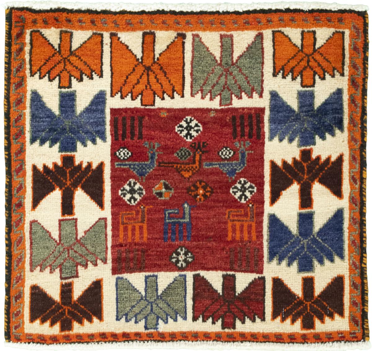 Tappeto persiano Shiraz 51x53 51x53, Tappeto persiano Annodato a mano