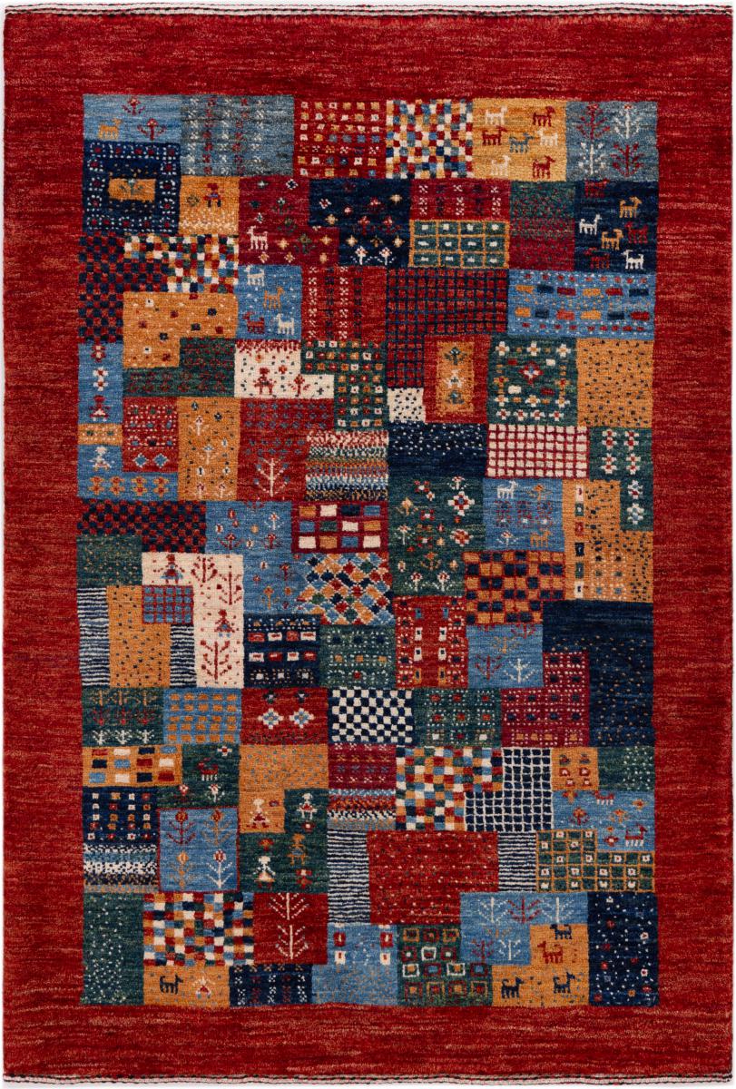Alfombra persa Persa Gabbeh Loribaft Atelier 113x81 113x81, Alfombra persa Hecho a mano