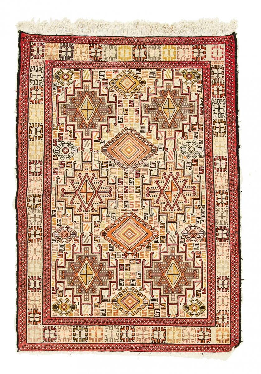 Περσικό χαλί Κιλίμ Soumak 145x100 145x100, Περσικό χαλί Οι κόμποι έγιναν με το χέρι