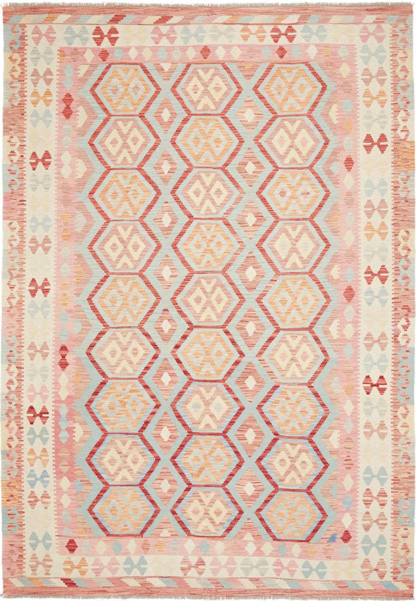 Afghanischer Teppich Kelim Afghan 296x202 296x202, Perserteppich Handgewebt
