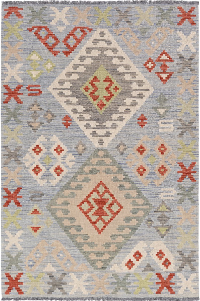 Afghansk tæppe Kelim Afghan 182x124 182x124, Persisk tæppe Håndvævet