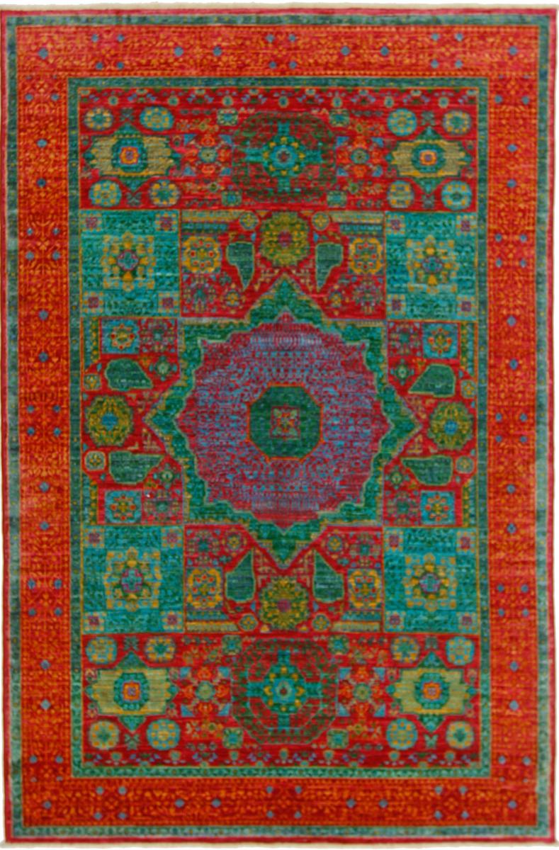 Tapete persa Mamluk 187x119 187x119, Tapete persa Atado à mão