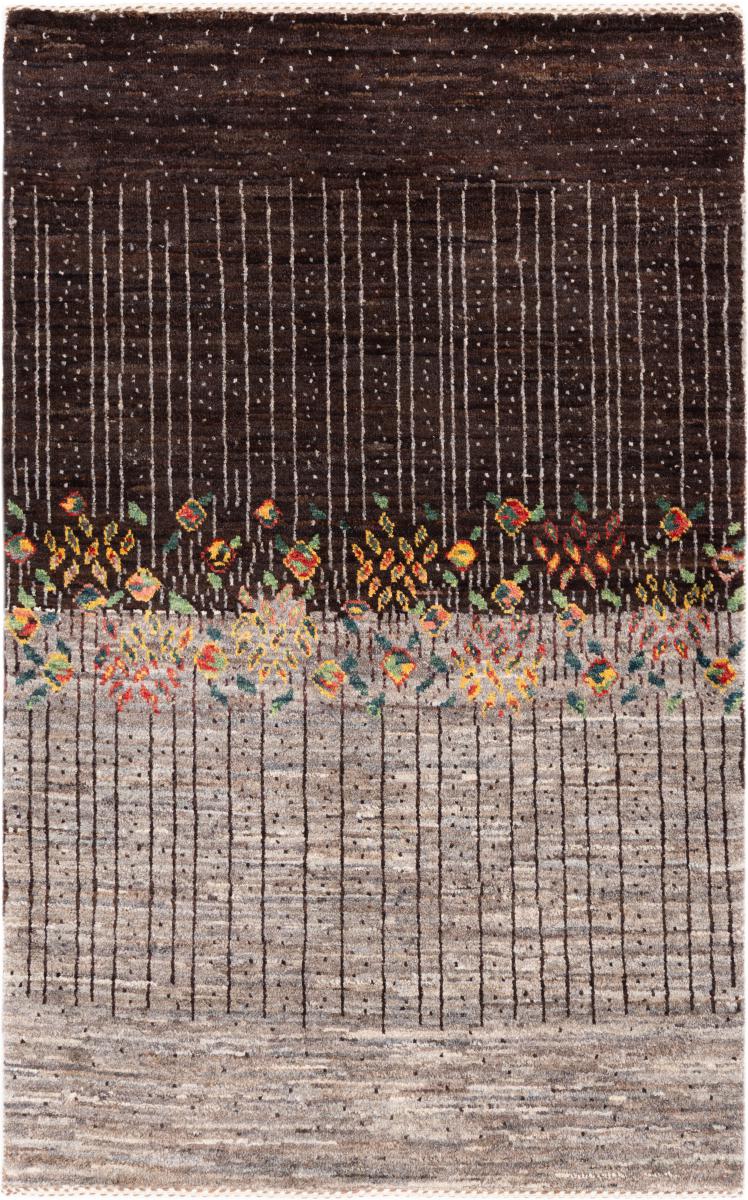 Tapis persan Persan Gabbeh Loribaft Atelier 124x76 124x76, Tapis persan Noué à la main