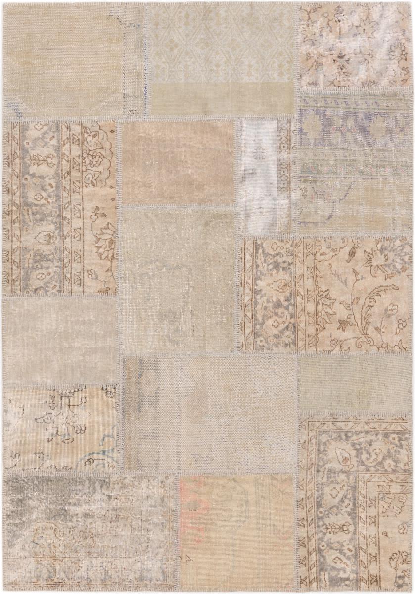 Alfombra persa Patchwork 248x175 248x175, Alfombra persa Anudado a mano