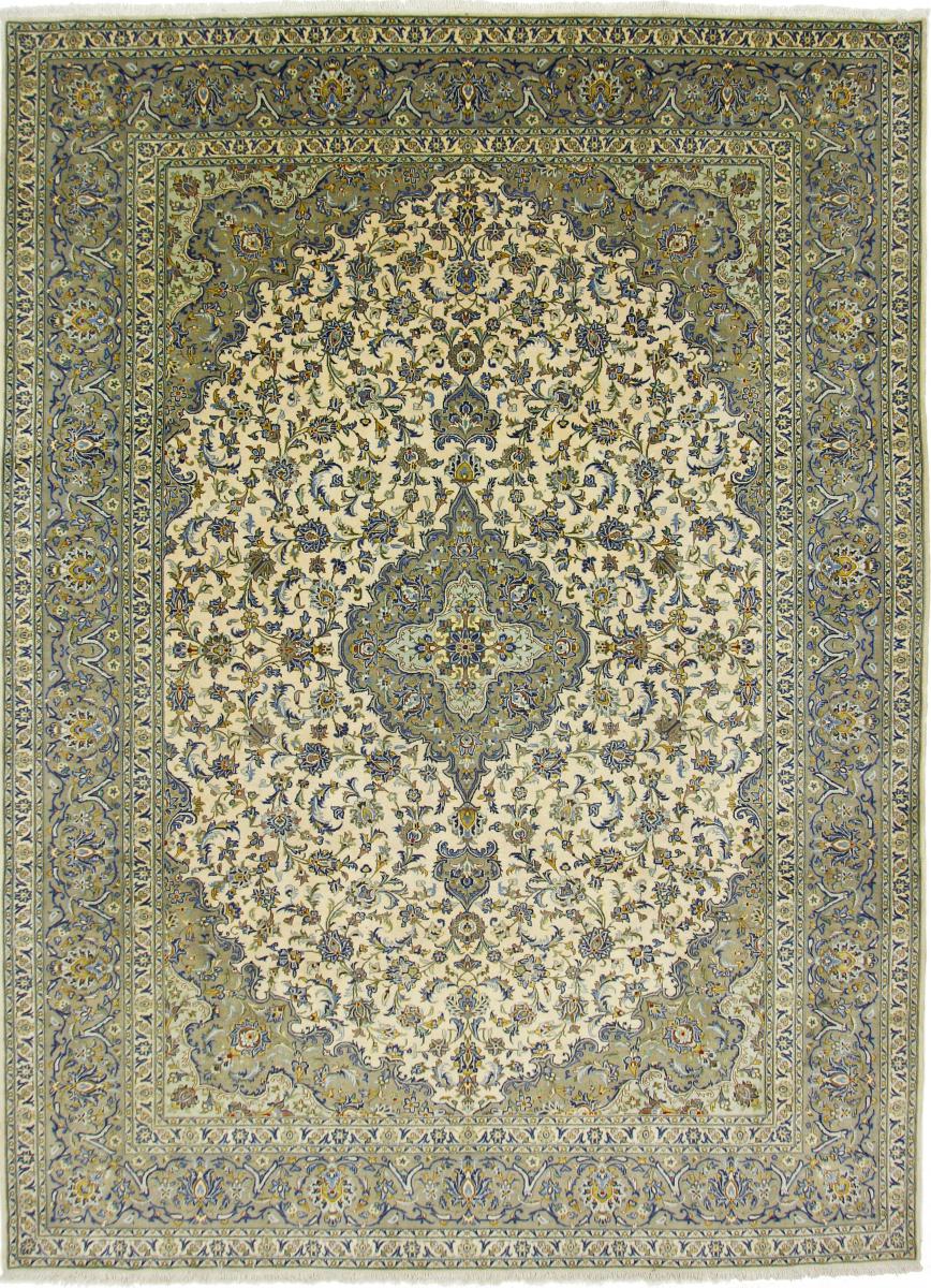 Perzsa szőnyeg Kashan Kork 12'6"x8'11" 12'6"x8'11", Perzsa szőnyeg Kézzel csomózva