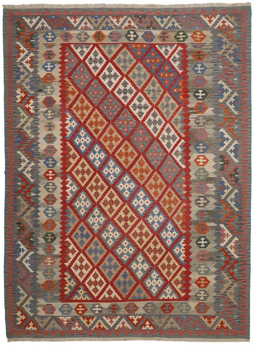 Tapete persa Kilim Fars 394x302 394x302, Tapete persa Tecido à mão