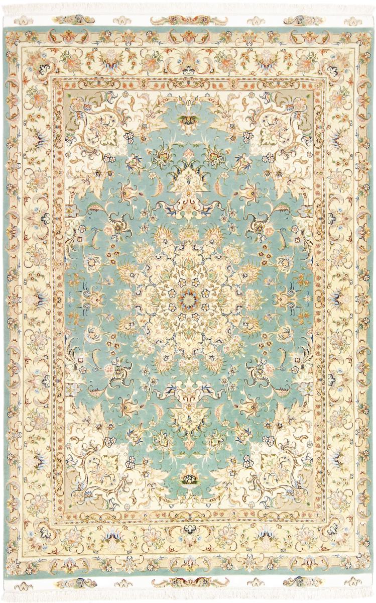 Persian Rug Tabriz 60Raj Signed Silk Warp 254x166 254x166, Persian Rug Knotted by hand