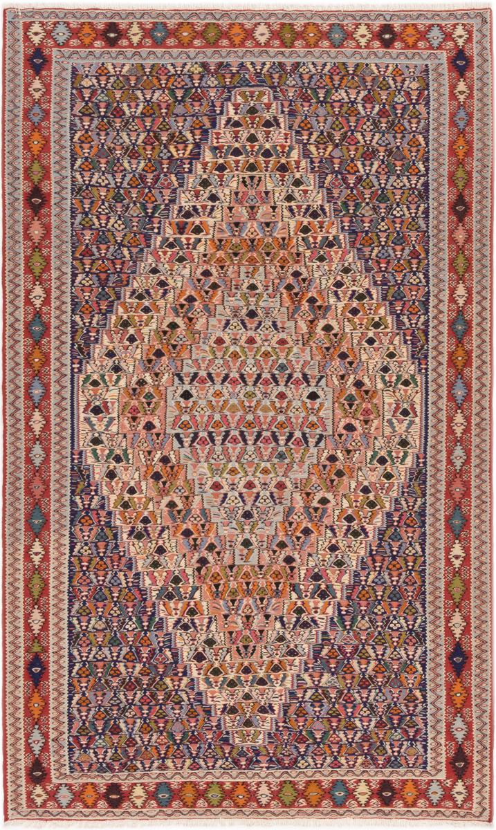 Persian Rug Kilim Senneh 247x147 247x147, Persian Rug Knotted by hand