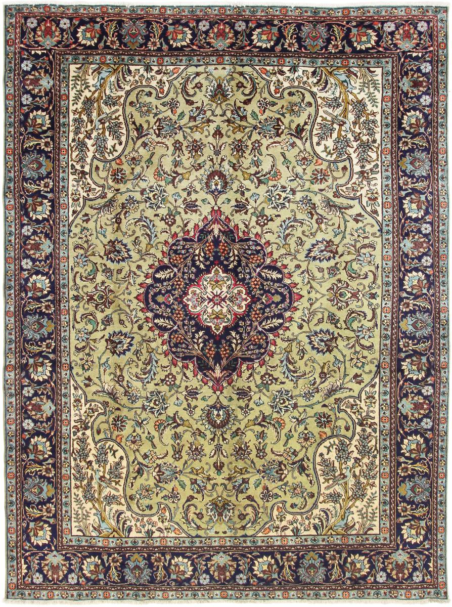 Tapete persa Tabriz 346x252 346x252, Tapete persa Atado à mão