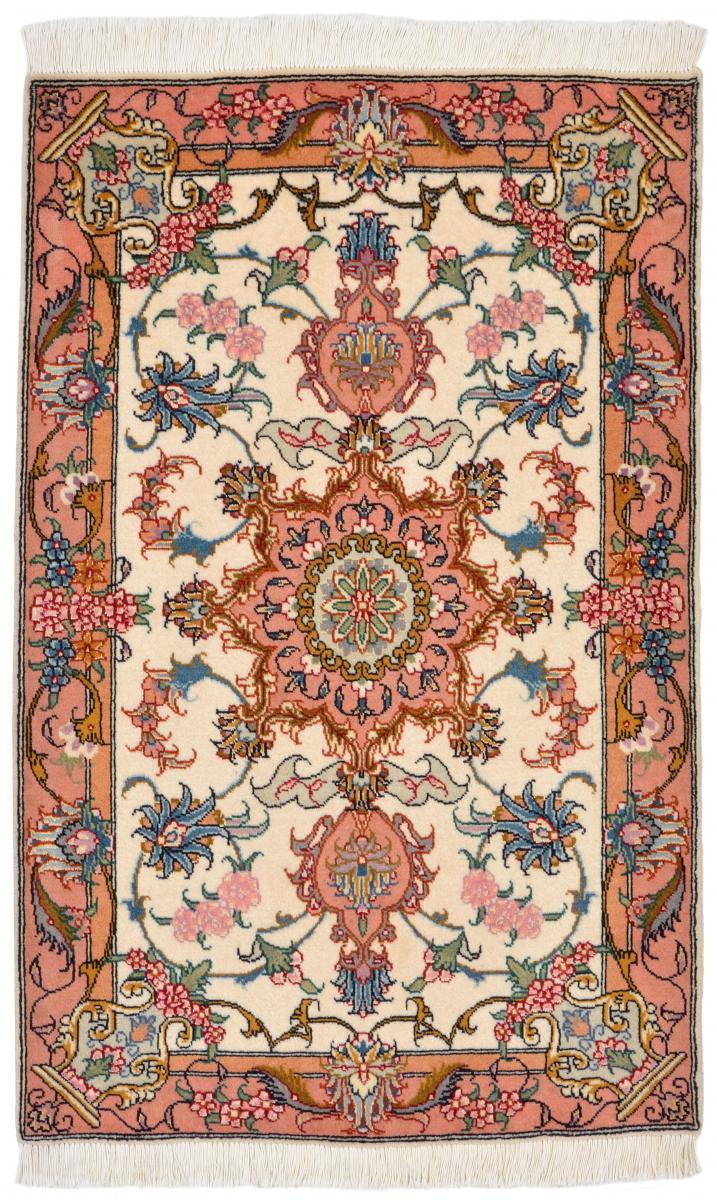 Tapete persa Tabriz 50Raj 92x61 92x61, Tapete persa Atado à mão