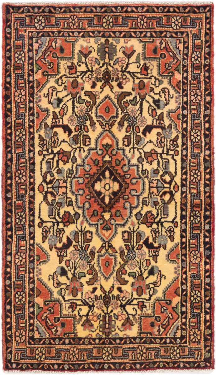 Persian Rug Hamadan 132x77 132x77, Persian Rug Knotted by hand