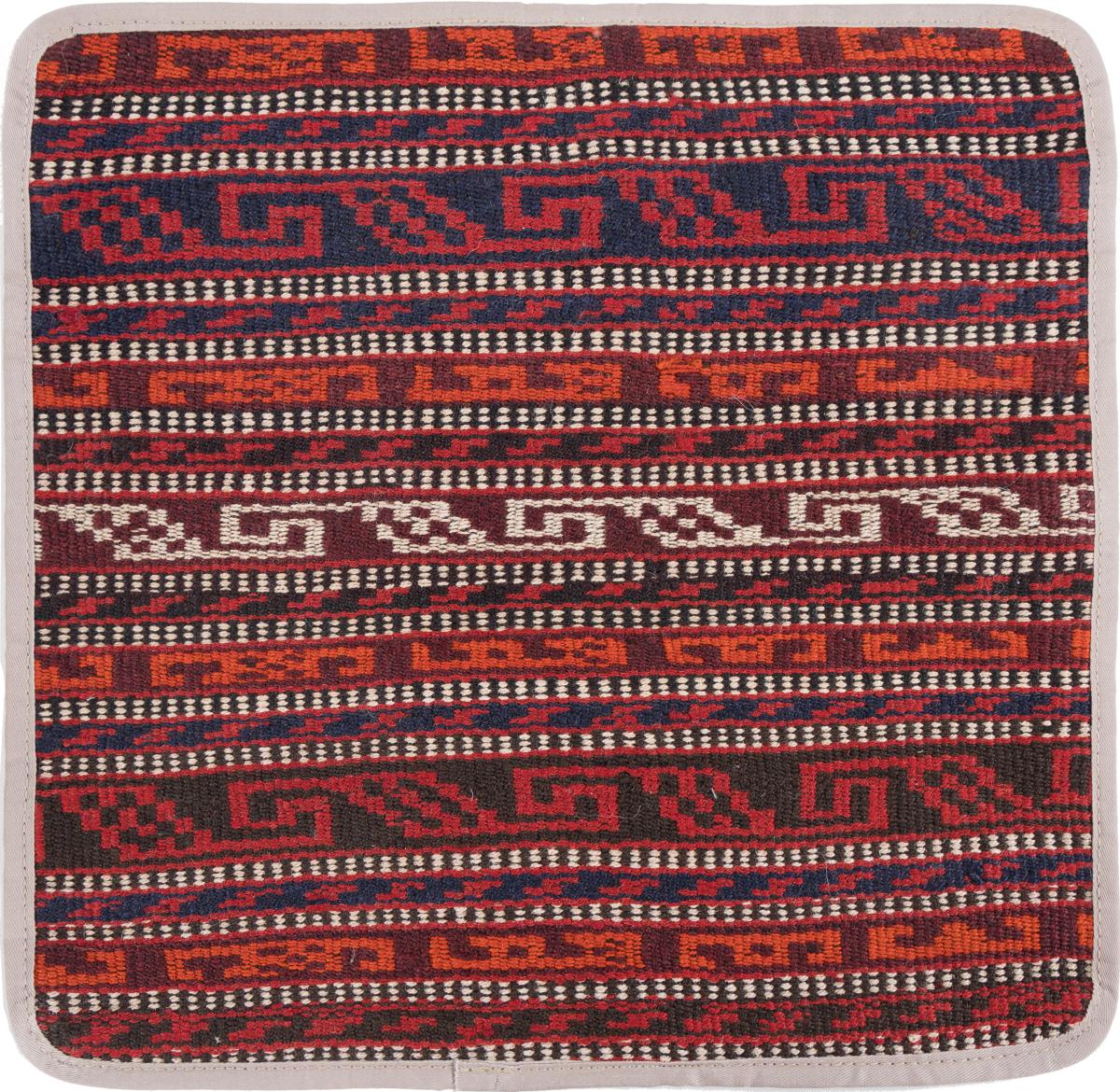 Afghanska mattan Kilim Afghan Kuddfodral 40x40 40x40, Persisk matta Knuten för hand