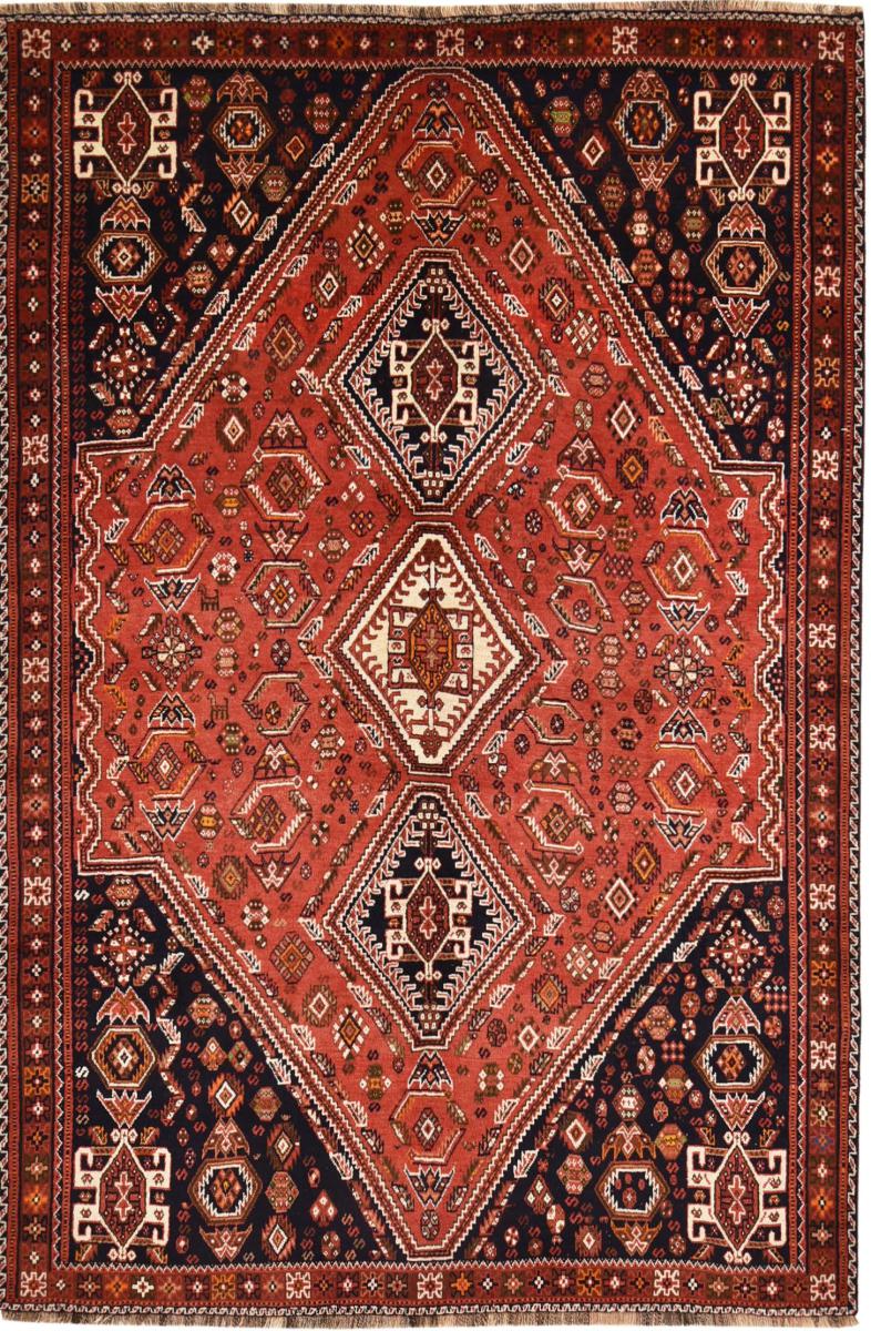 Persian Rug Shiraz 286x190 286x190, Persian Rug Knotted by hand