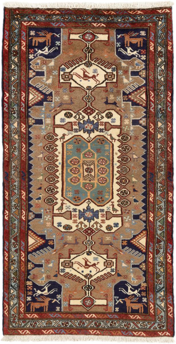 Persian Rug Hamadan 188x97 188x97, Persian Rug Knotted by hand