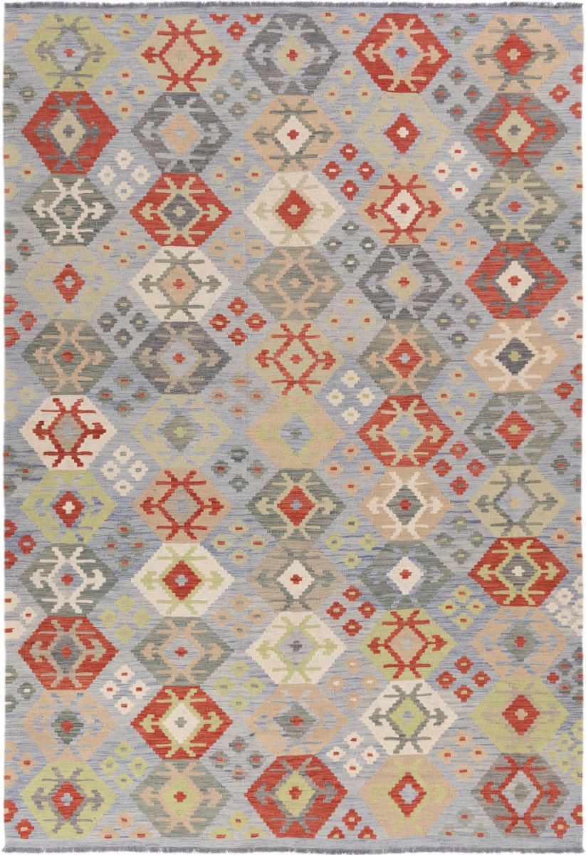 Covor afgan Chilim Afghan 291x200 291x200, Covor persan Țesut manual