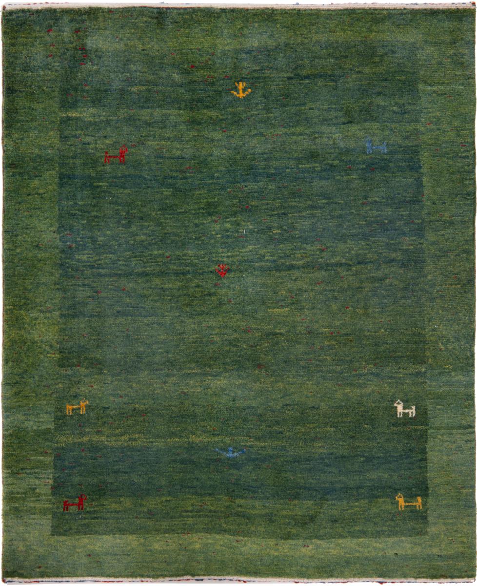 Perserteppich Perser Gabbeh Nomad 4'9"x3'11" 4'9"x3'11", Perserteppich Handgeknüpft