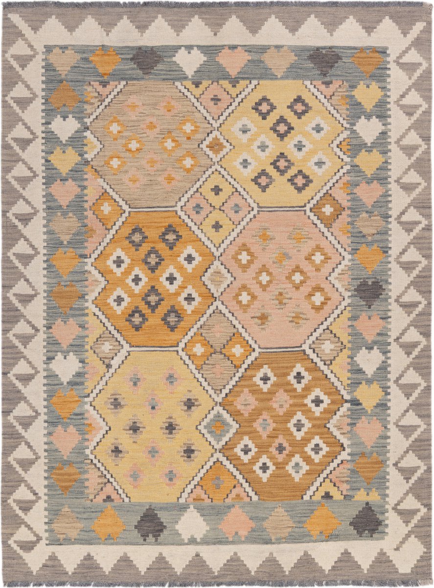 Tappeto afghano Kilim Afghan 196x149 196x149, Tappeto persiano Tessuto a mano
