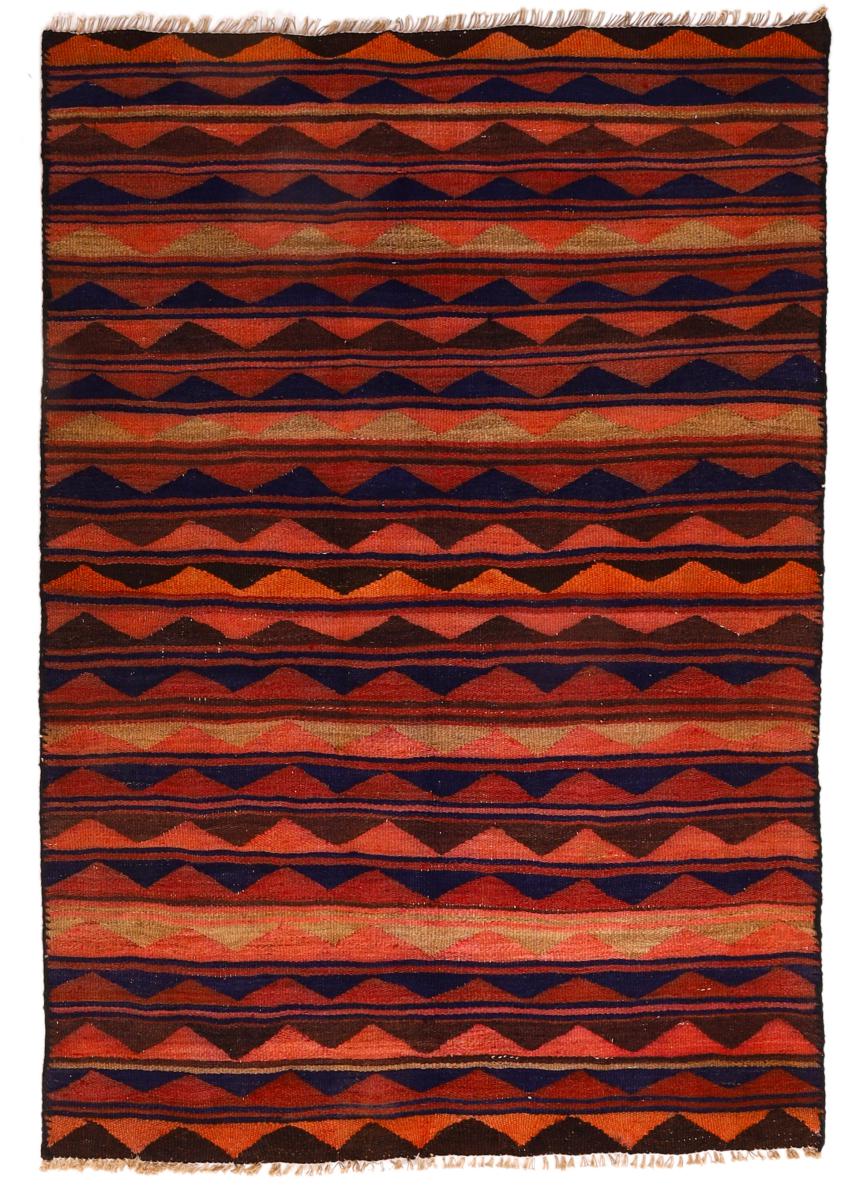 Tapete persa Kilim Fars 195x130 195x130, Tapete persa Tecido à mão