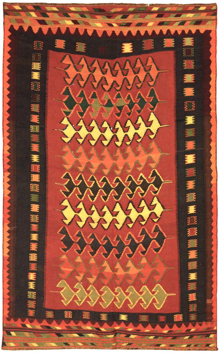 Tapete persa Kilim Fars 253x152 253x152, Tapete persa Tecido à mão