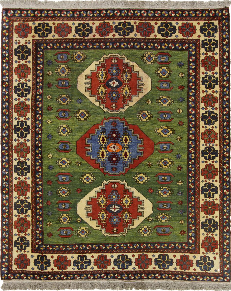 アフガンカーペット カザック Limited 197x167 197x167,  ペルシャ絨毯 手織り