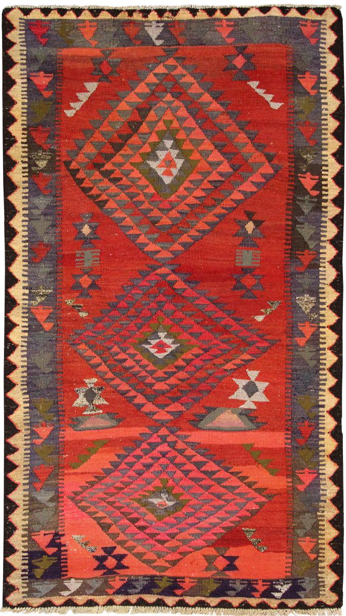 Tapete persa Kilim Fars 187x122 187x122, Tapete persa Tecido à mão
