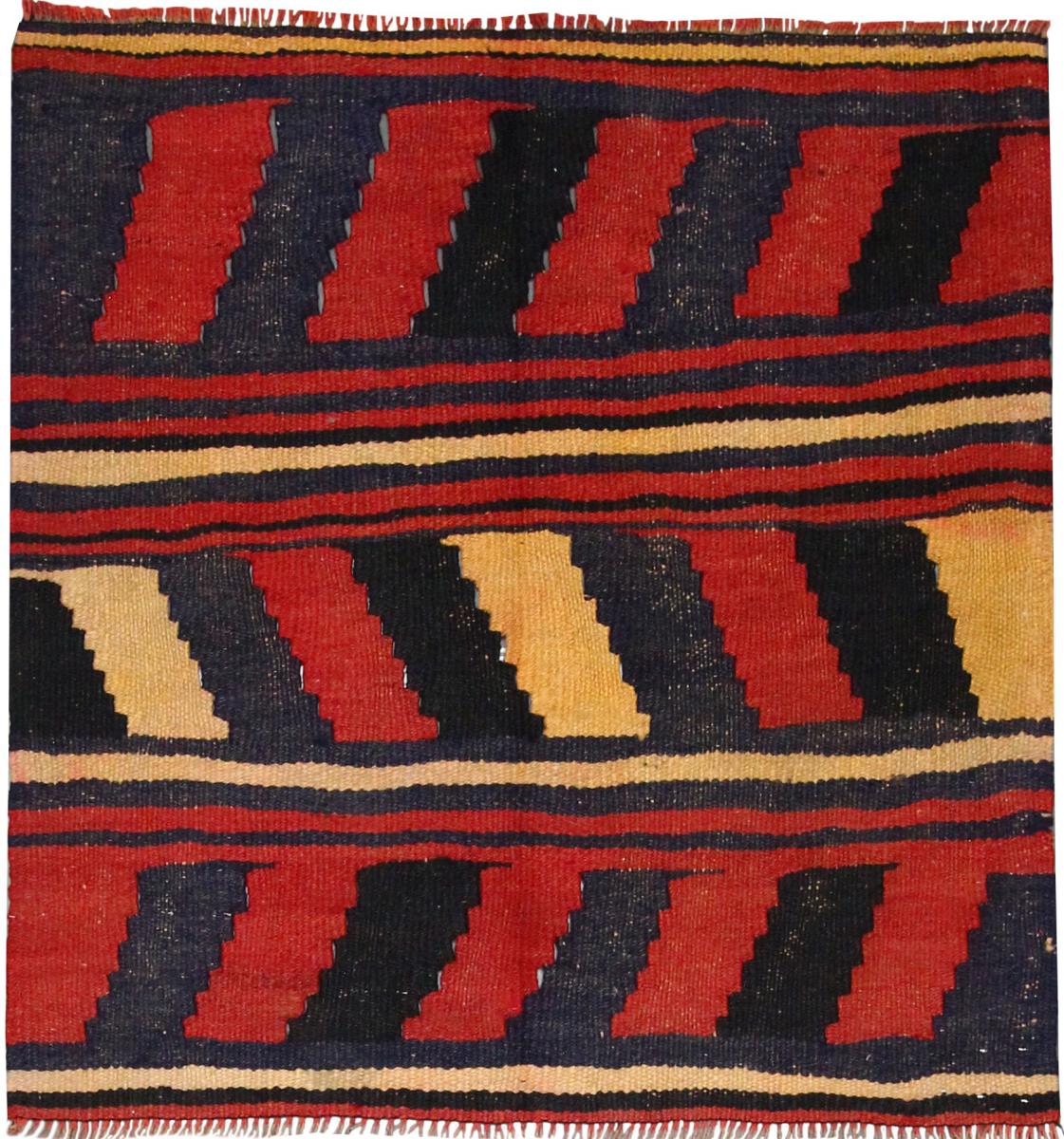 Tapete persa Kilim Fars 4'9"x3'8" 4'9"x3'8", Tapete persa Tecido à mão