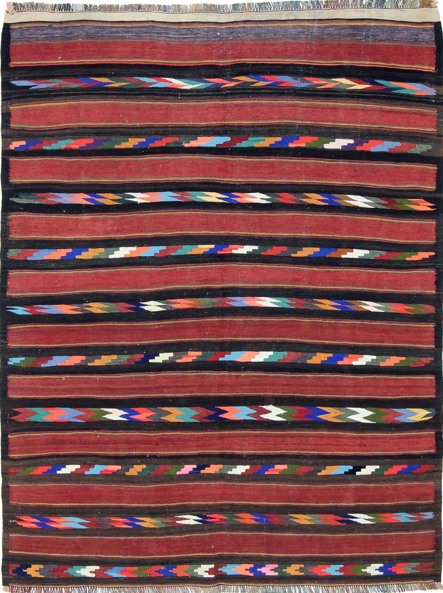 Persisk tæppe Kelim Fars 210x161 210x161, Persisk tæppe Håndvævet