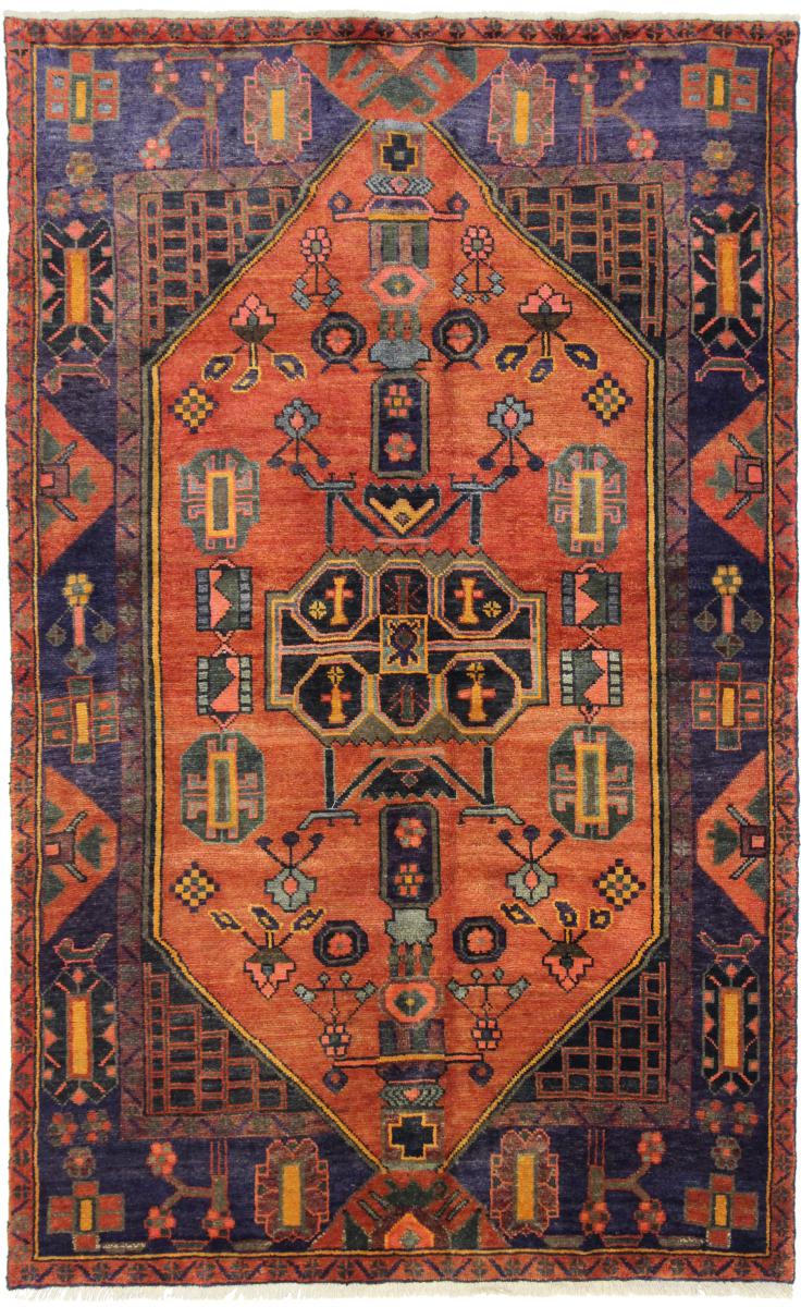 Persisk tæppe Persisk Gabbeh Loribaft 238x146 238x146, Persisk tæppe Knyttet i hånden