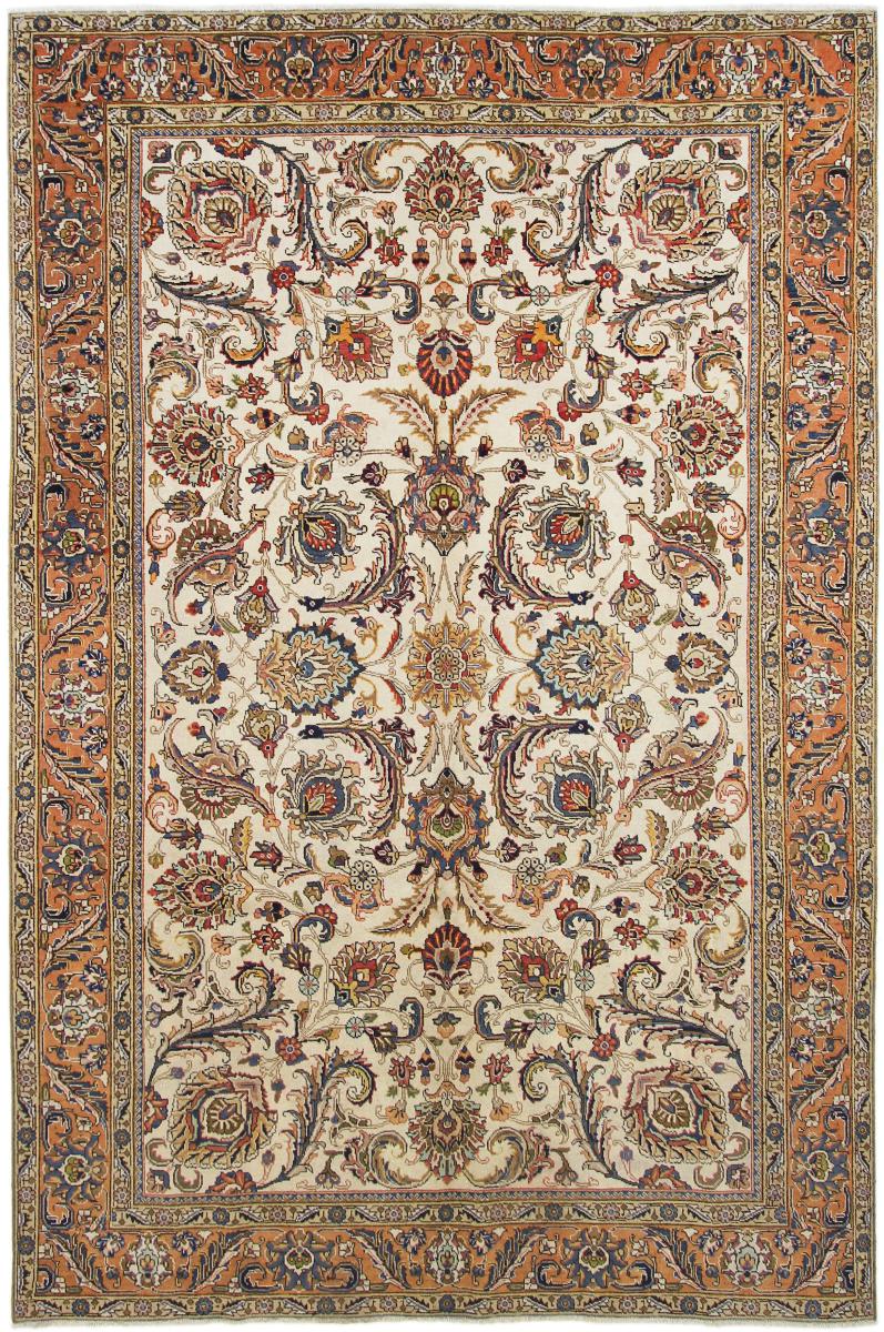 Tapete persa Tabriz 336x224 336x224, Tapete persa Atado à mão