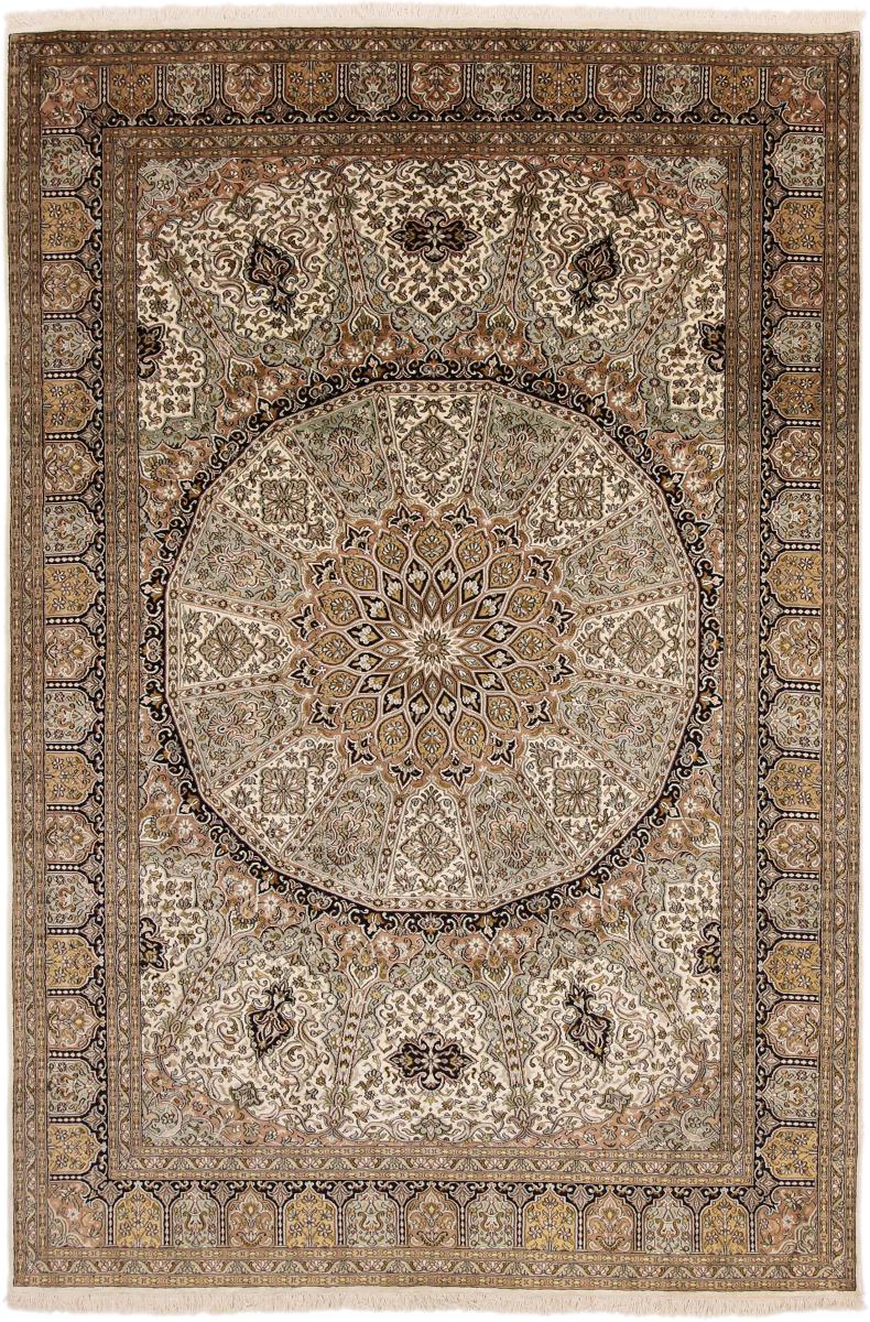 Indo rug Kashmir Silk 283x183 283x183, Persian Rug Knotted by hand